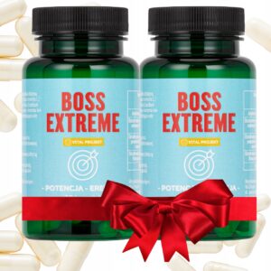 ZESTAW 2 SZT. BOSS EXTREME TABLETKI POTENCJA LIBIDO PORZĄDANIE EREKCJA POZIOM TESTOSTERON