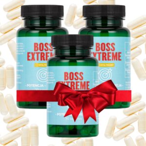 ZESTAW 3 SZT. BOSS EXTREME TABLETKI POTENCJA LIBIDO PORZĄDANIE EREKCJA POZIOM TESTOSTERON